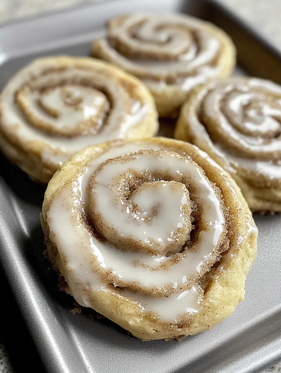 Easy Cinnamon Roll Cookies