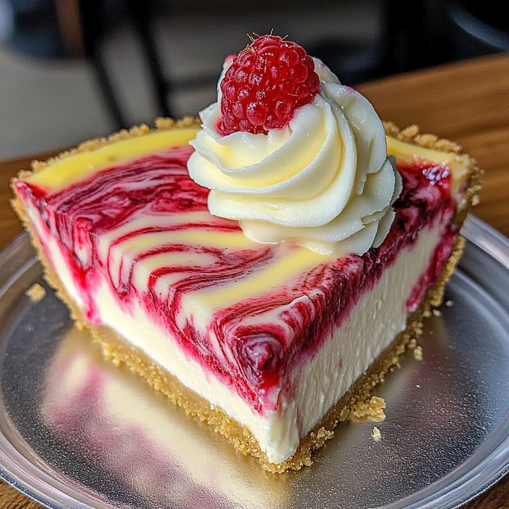 Raspberry Lemon Cheesecake with White Chocolate