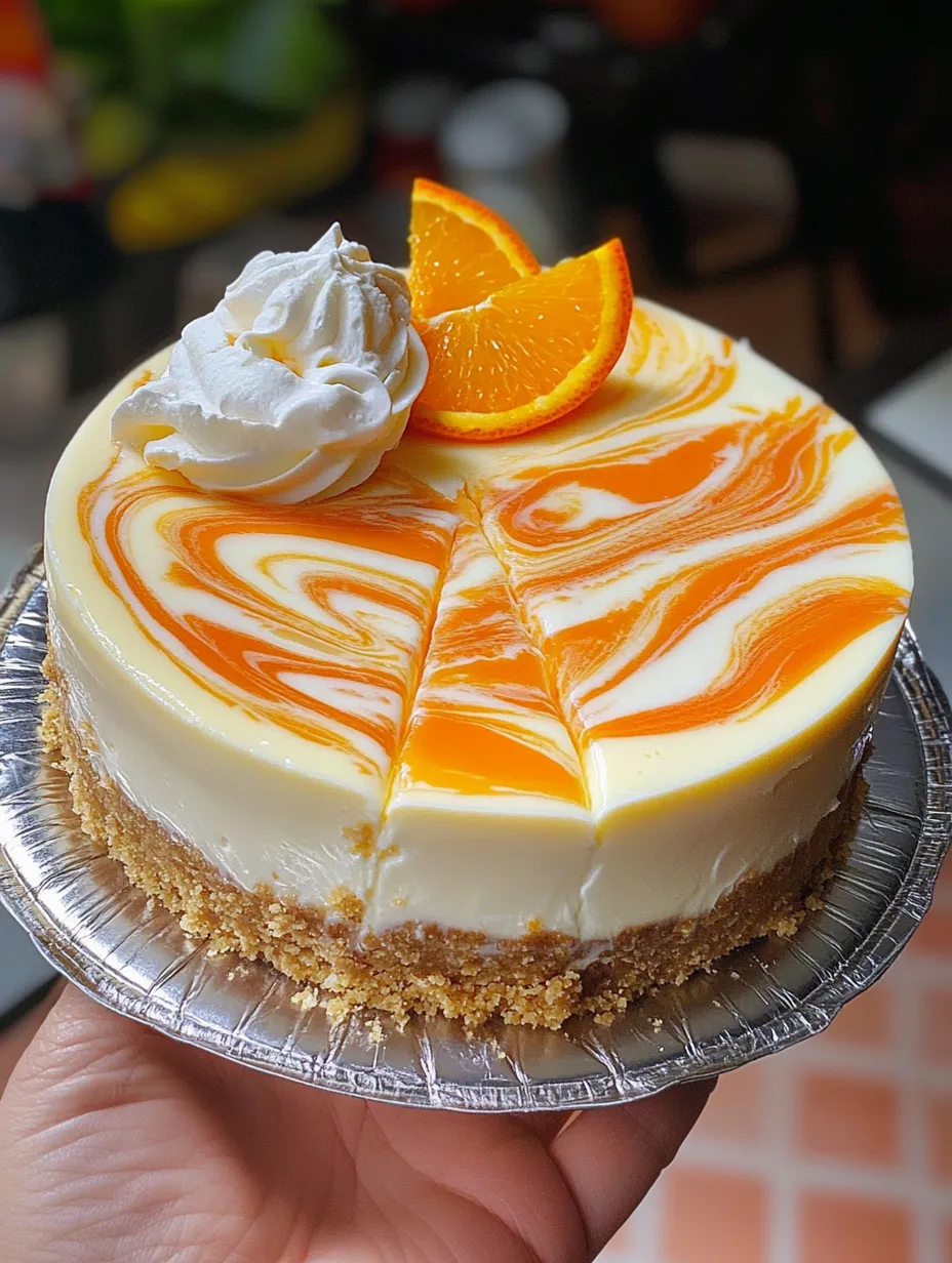Easy Orange Creamsicle Cheesecake Treat