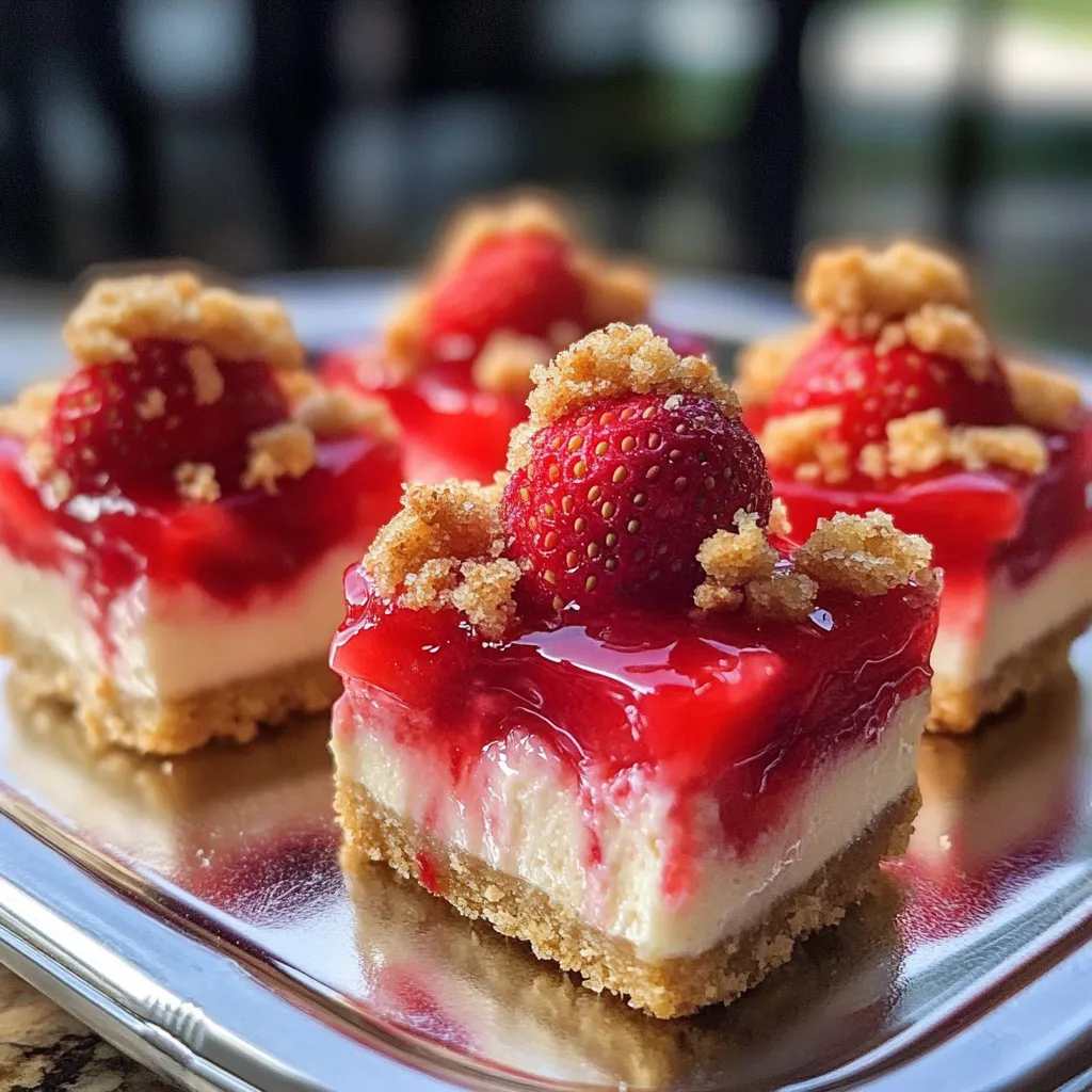 Crunchy Strawberry Squares