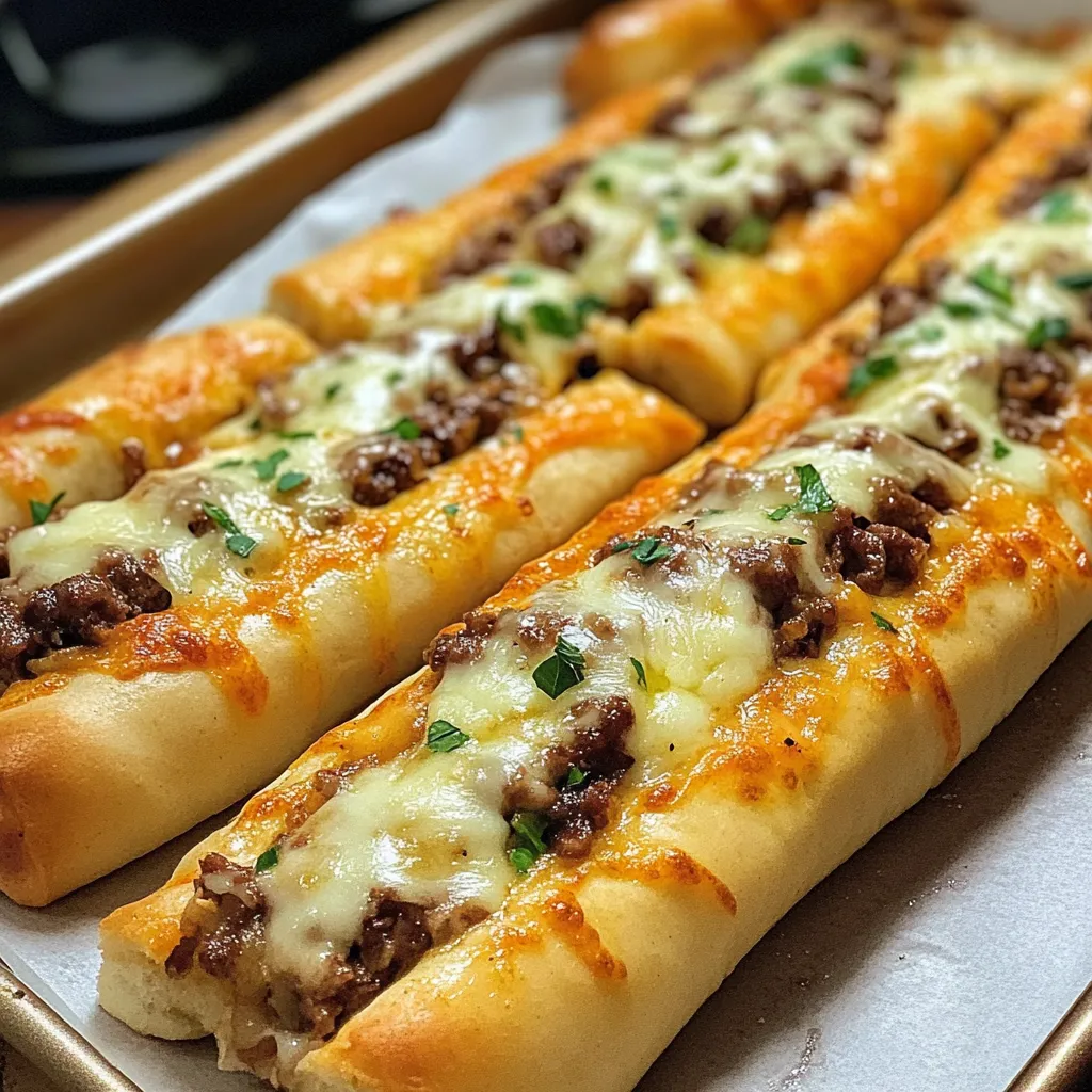 Cheesy Philly Steak Sticks