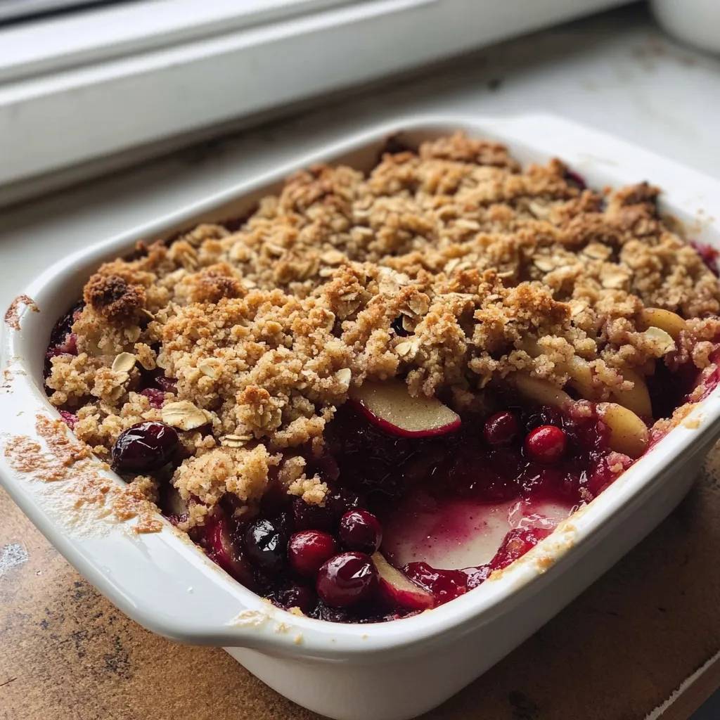 Tangy Cran Apple Crumble