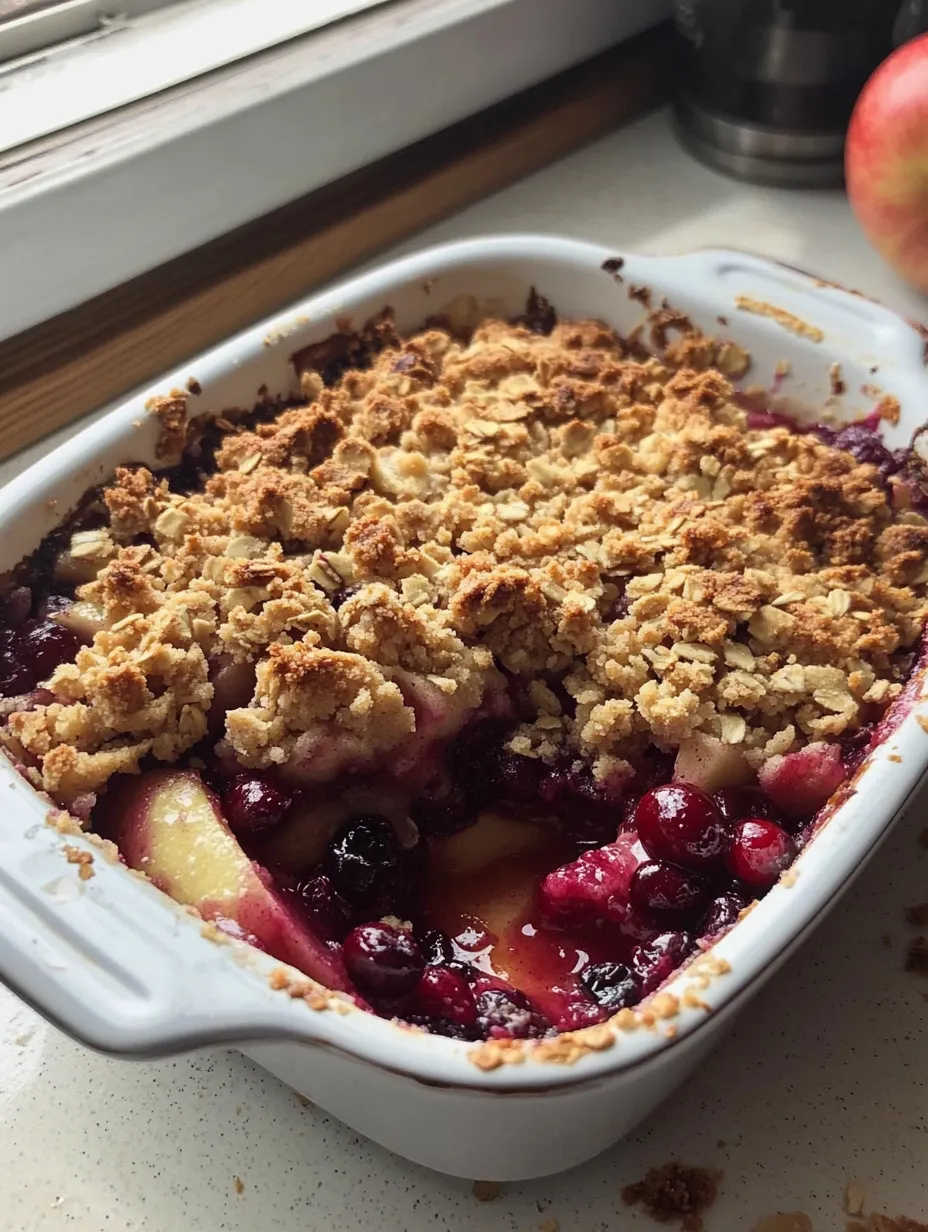 Cranberry Apple Crumble Magic