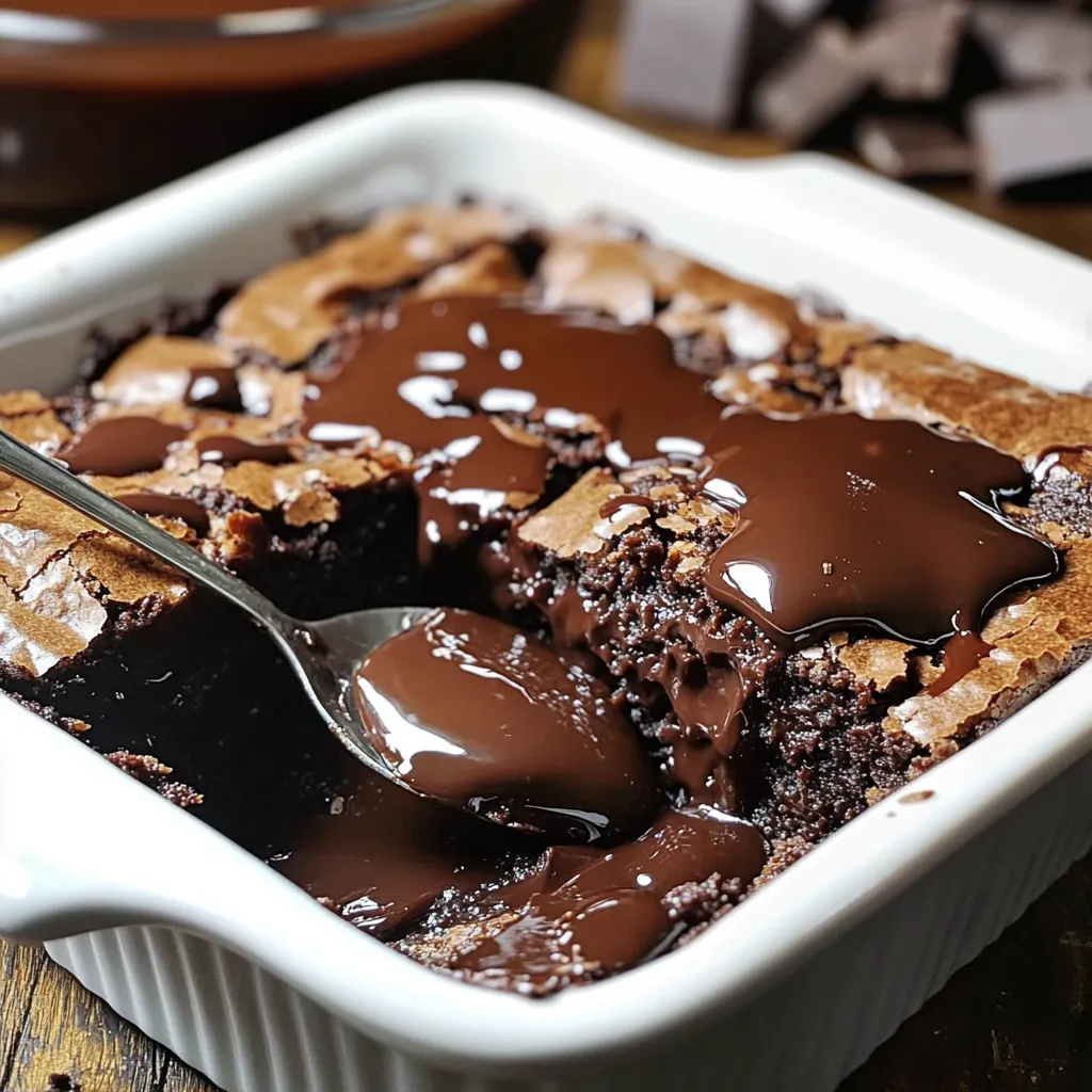Decadent Southern Chocolate Cobbler