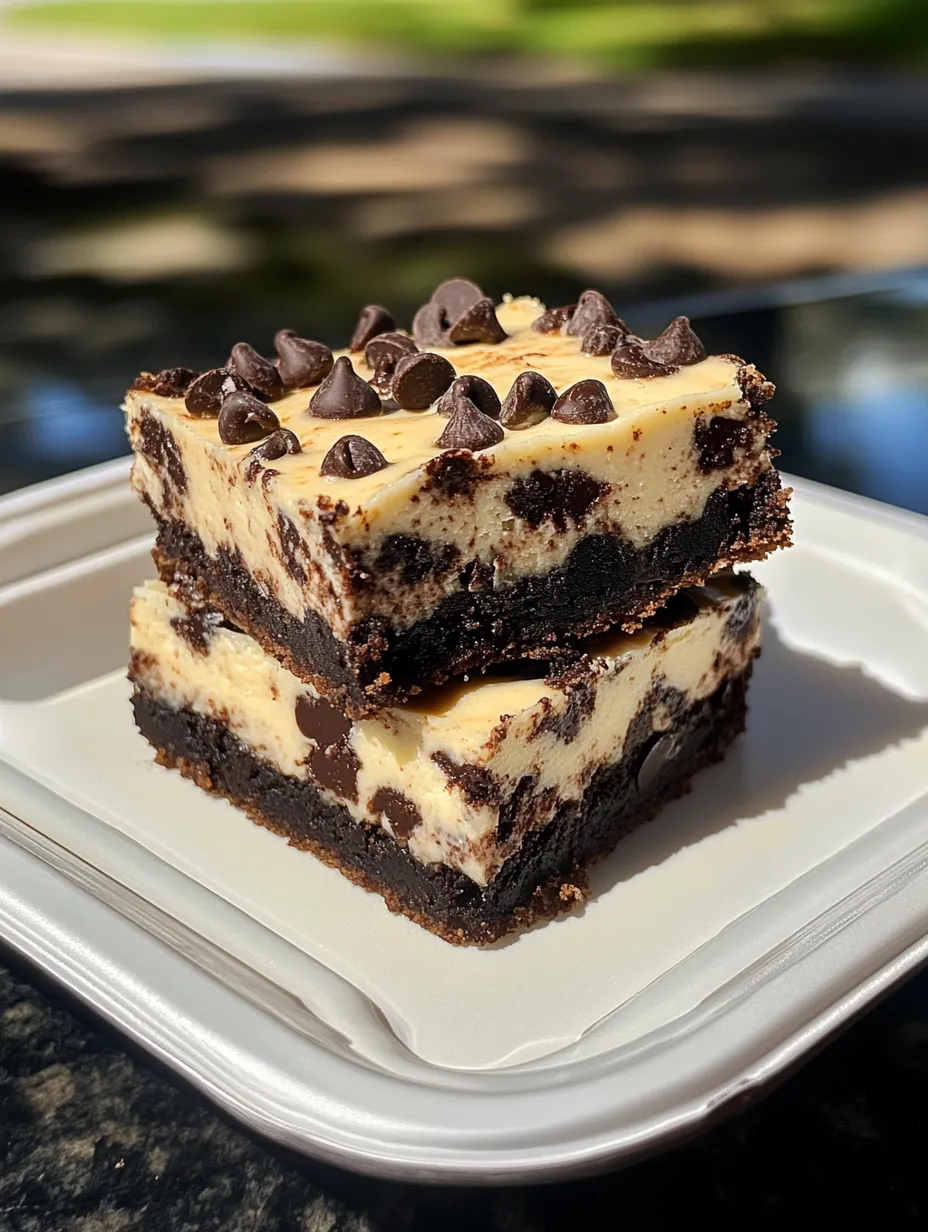 Chocolate Chip Oreo Cheesecake Bars Recipe
