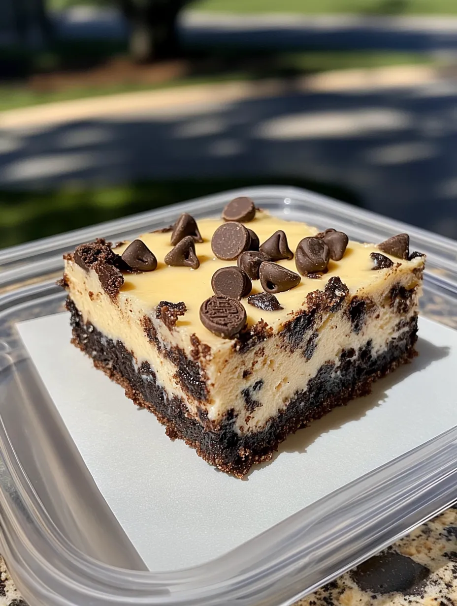 Chocolate Chip Oreo Cheesecake Bars Homemade