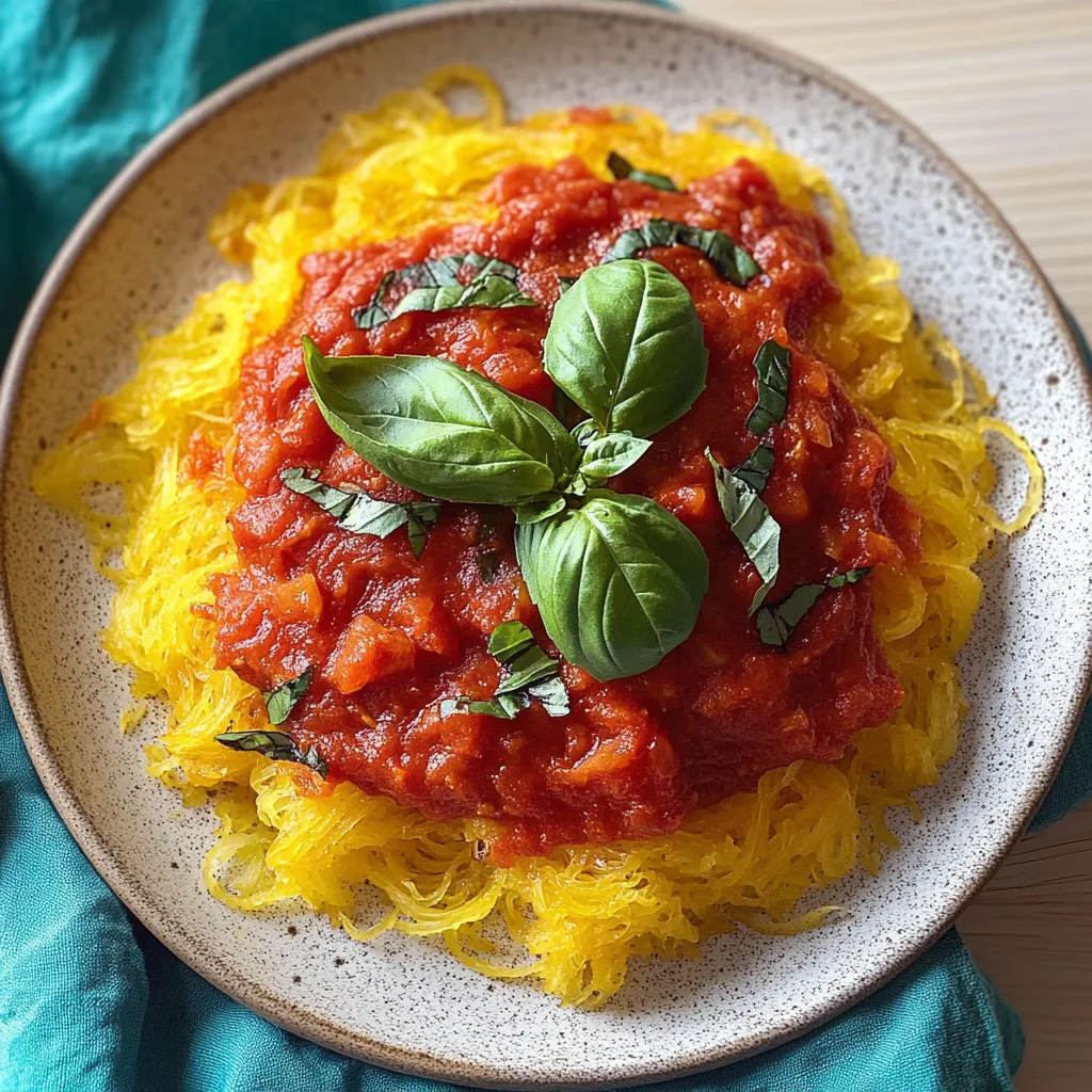 Easy Spaghetti Squash Marinara