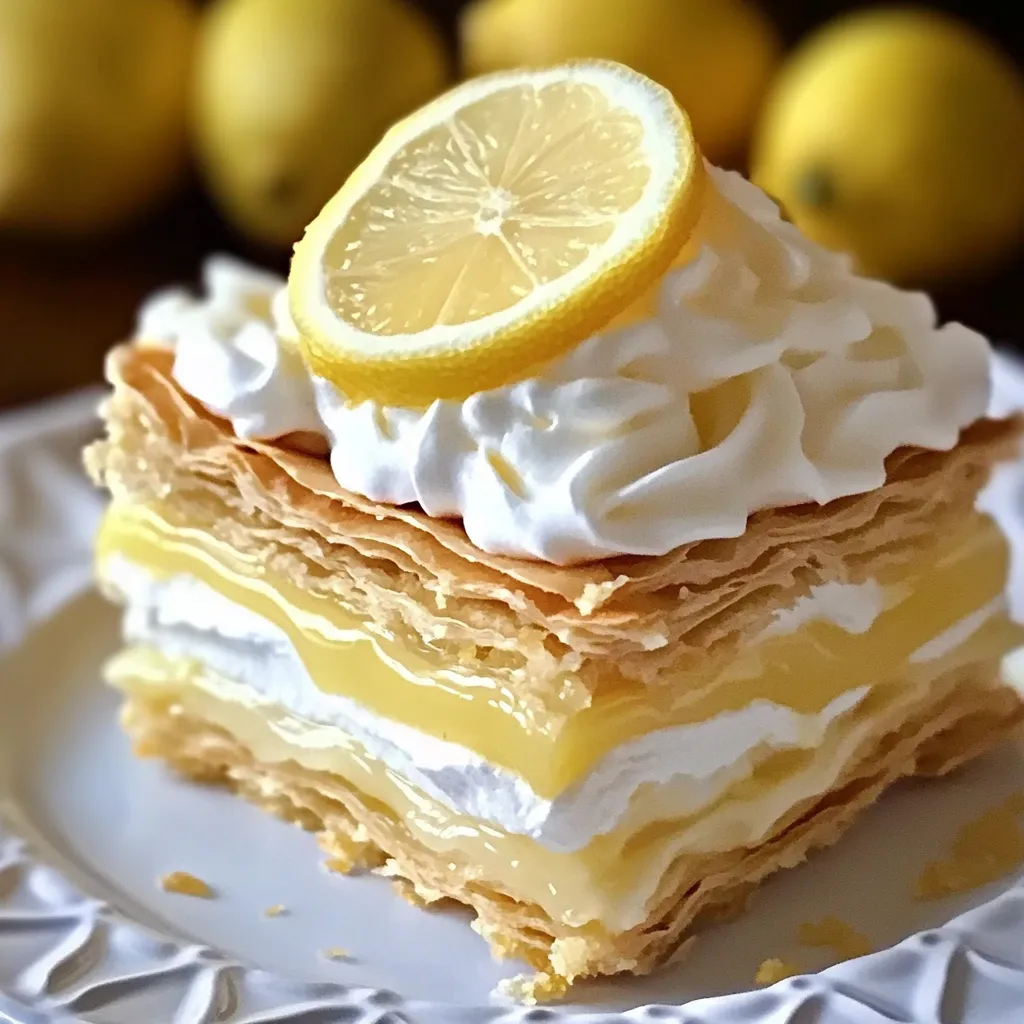 Refreshing Lemon Eclair Cake