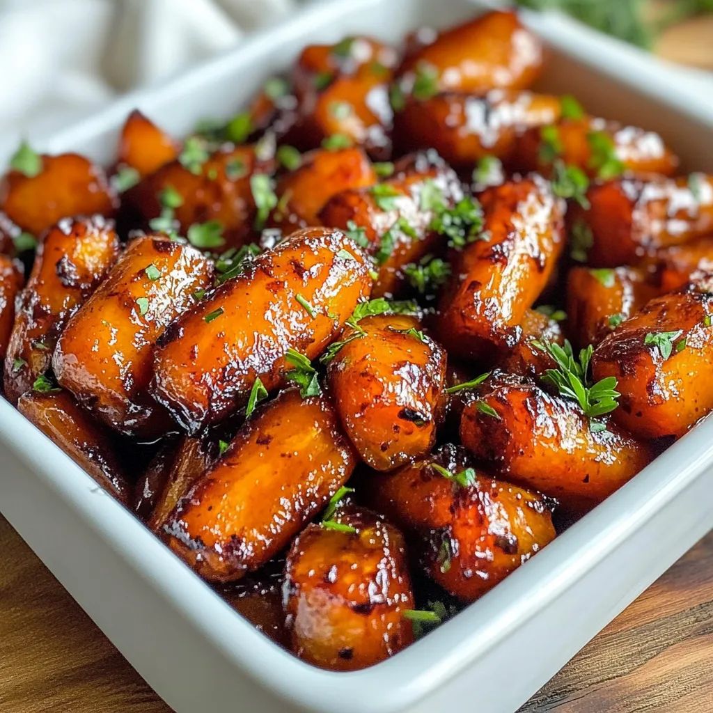 Garlic Honey Butter Carrots