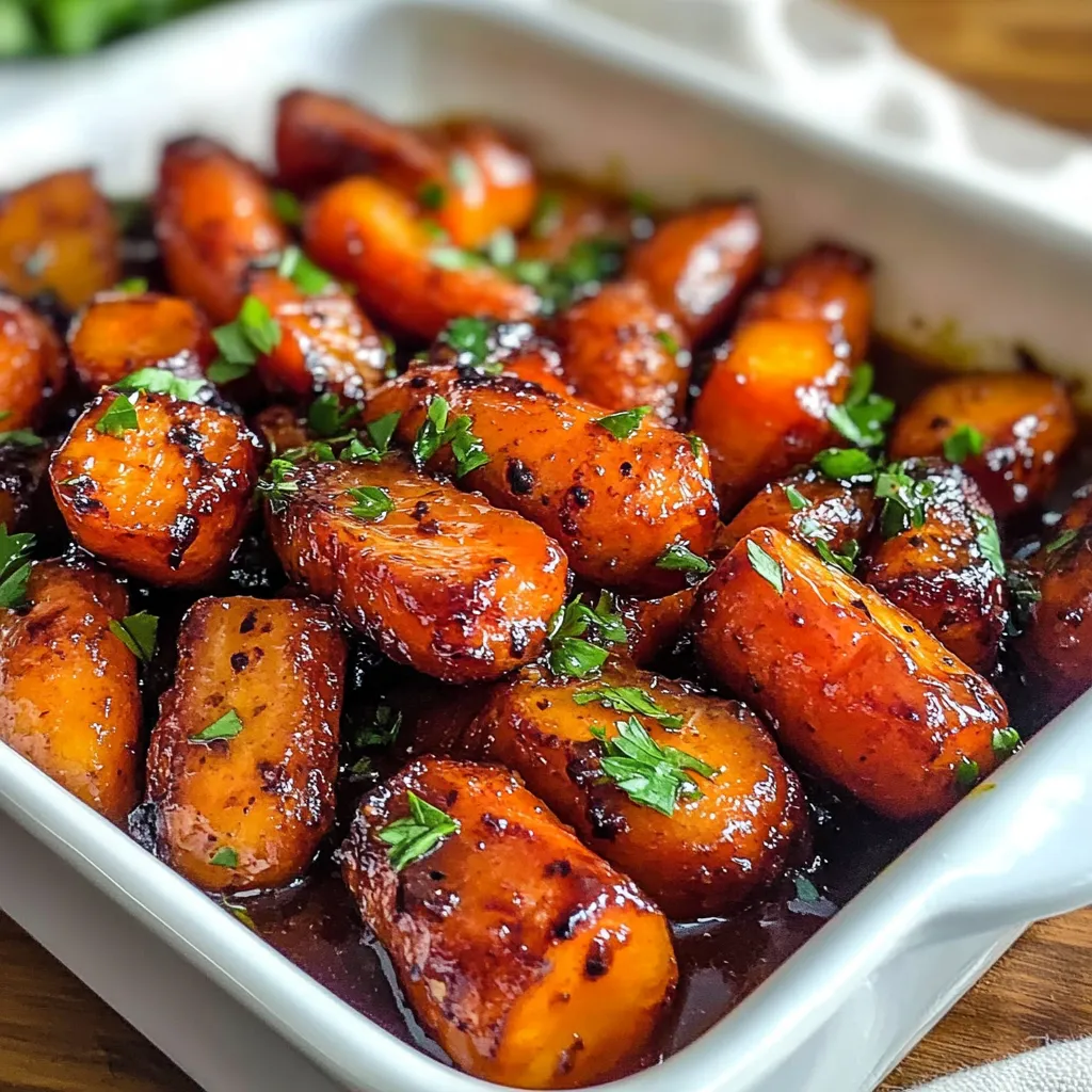 Sweet Garlic Carrots