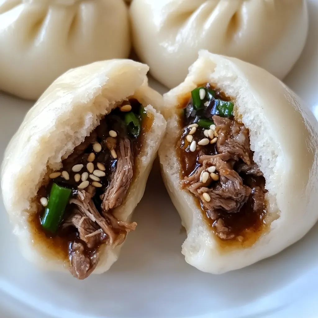Tender Beef Bao Buns: A Steamed Asian Delight