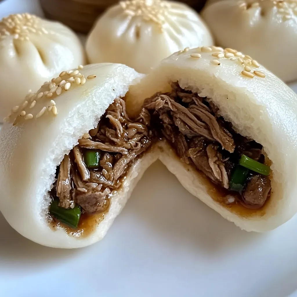 Easy Tender Beef Bao Buns