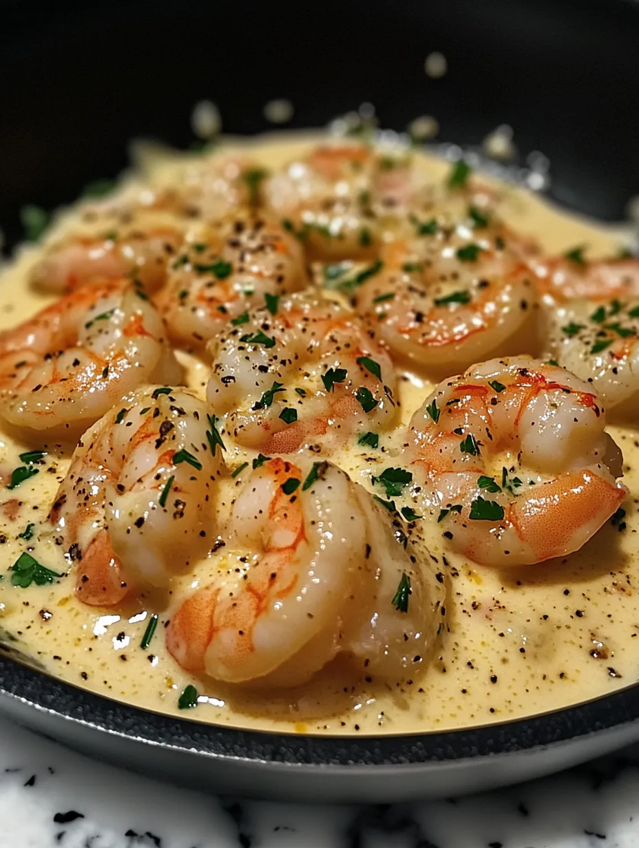 Easy Creamy Garlic Shrimp Night