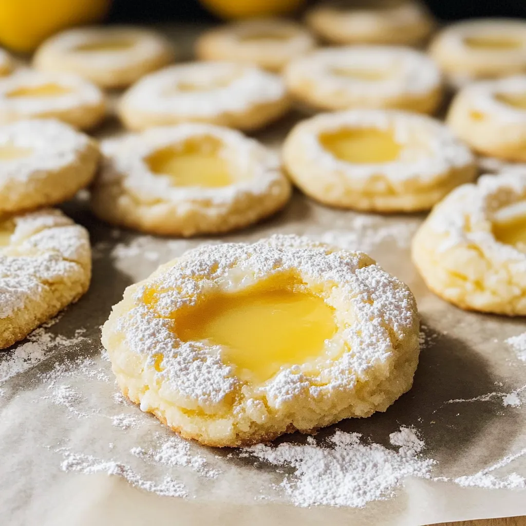Bright Gooey Lemon Butter Cookies