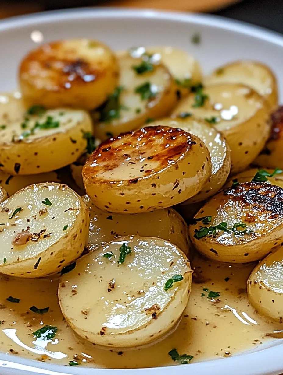Creamy Garlic Sauce Potatoes Recipe