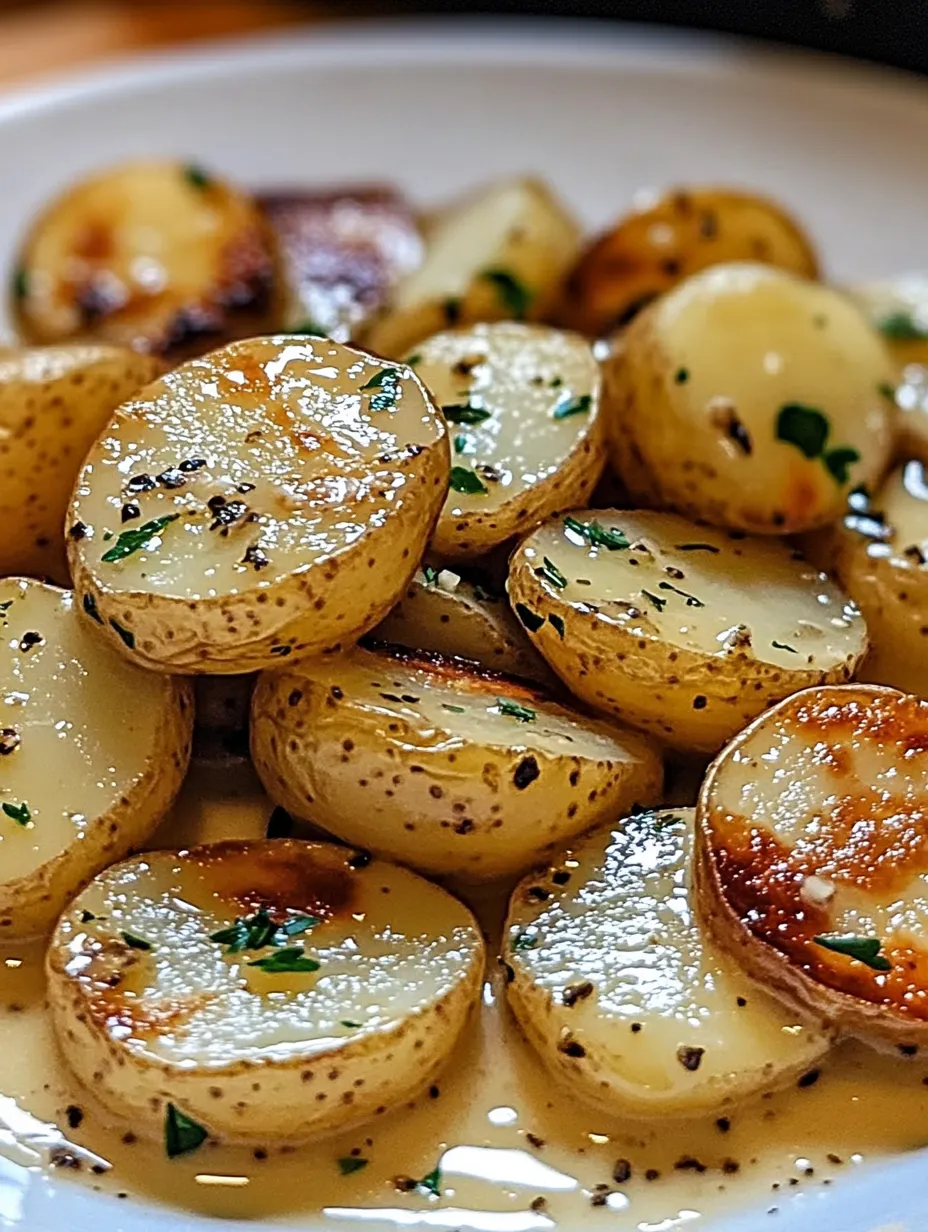 Easy Creamy Garlic Sauce Potatoes