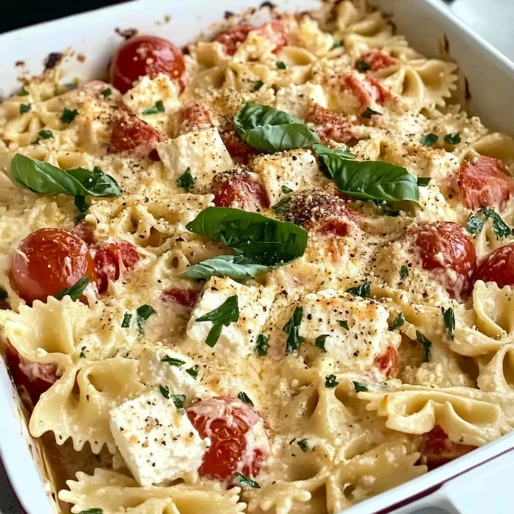FETA PASTA IN A DISH