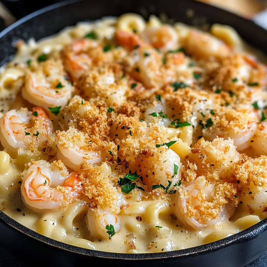 Easy Lobster, Crab, and Shrimp Macaroni and Cheese