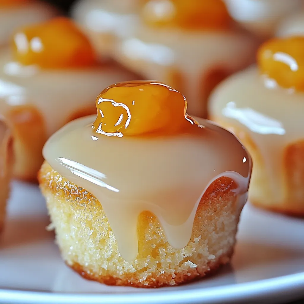 Small Lemon Cakes with Citrus Glaze