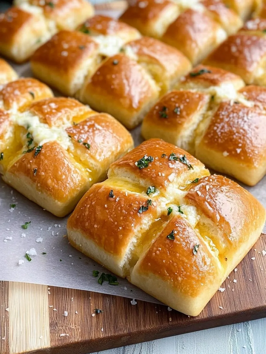 Homemade Korean Cream Cheese Garlic Buns