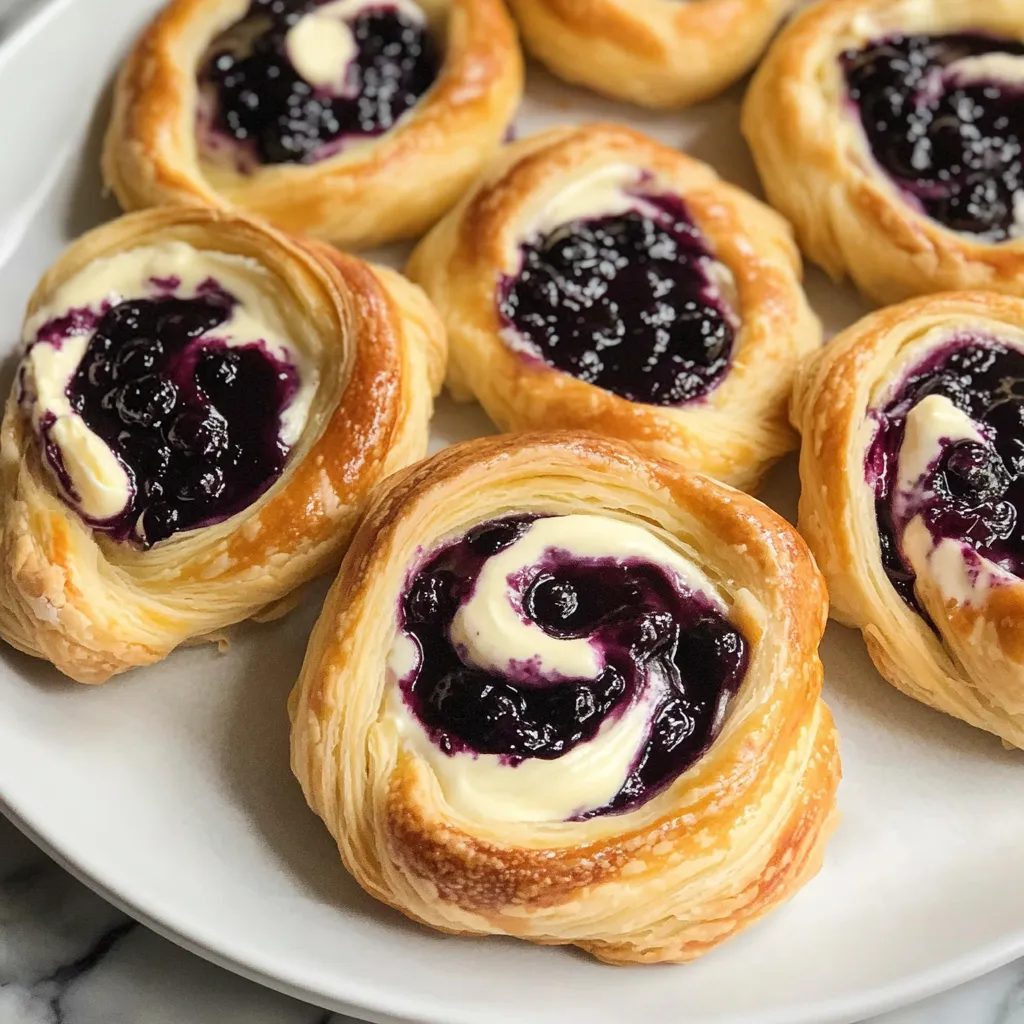 Blueberry Cream Cheese Puff Delight
