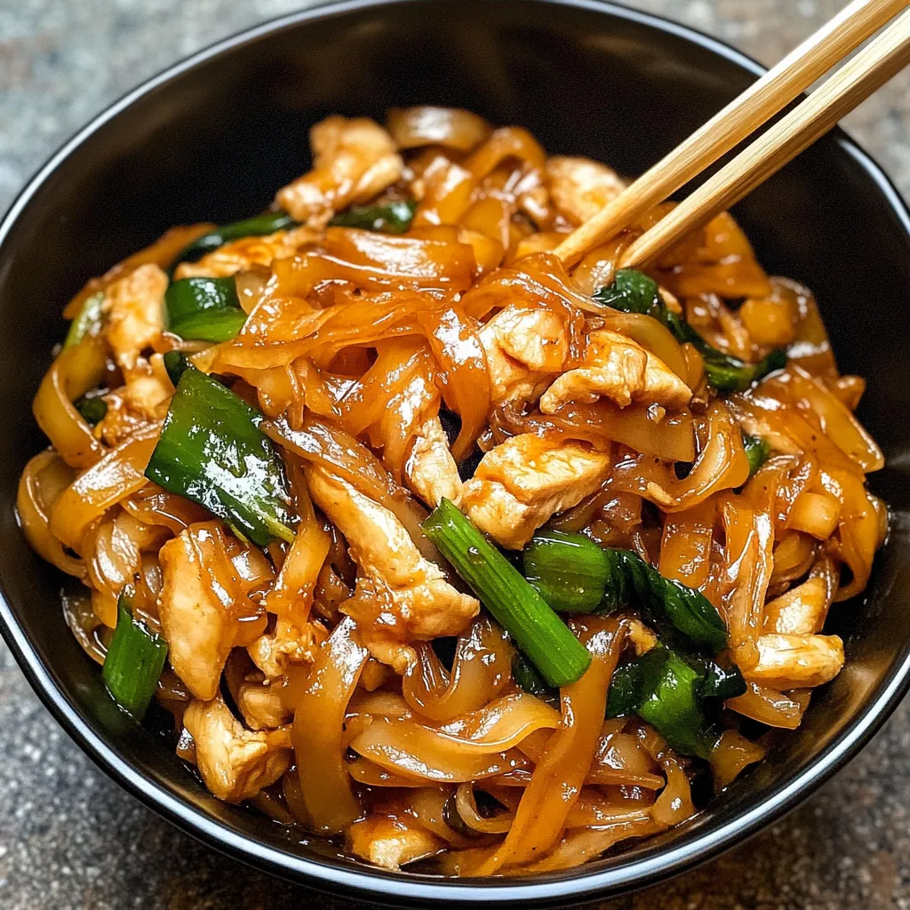 Flavorful Thai Drunken Noodles for a Street-Style Feast