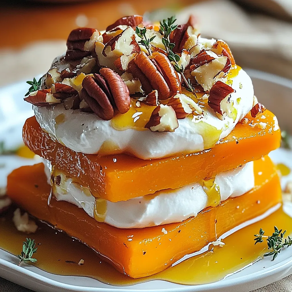 Sweet Potato Slices with Goat Cheese and Honey