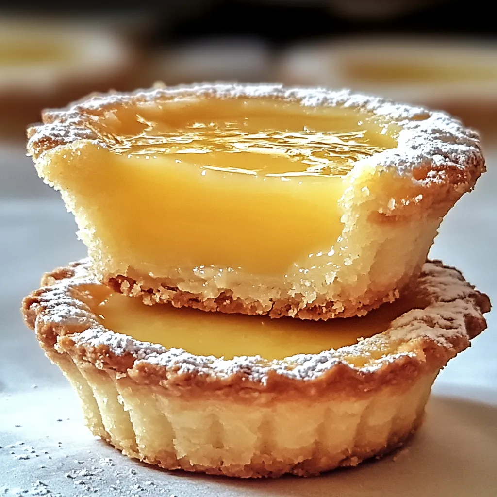 Tasty Lemon Filled Cookie Cups