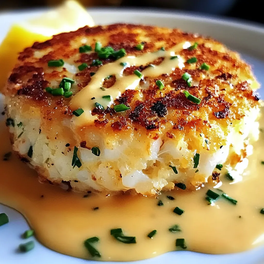 Easy Cheddar Bay Crab Cakes with Lemon Butter Drizzle