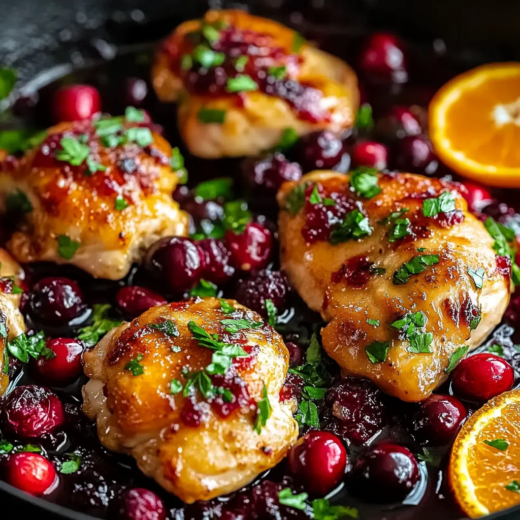 Cranberry Orange Chicken Made Easy