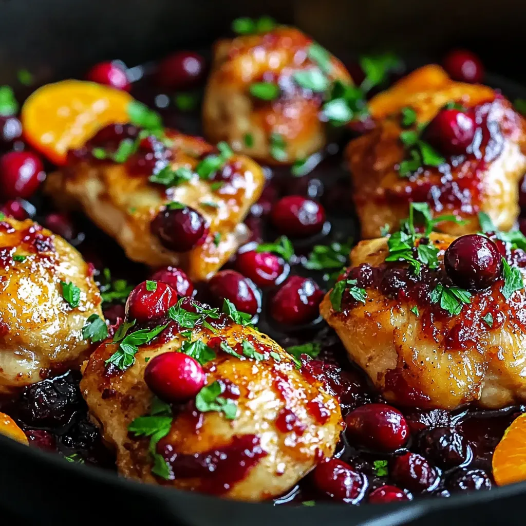Cranberry Orange Chicken Quick