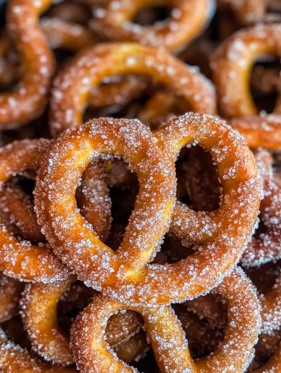 Easy Cinnamon Sugar Pretzels