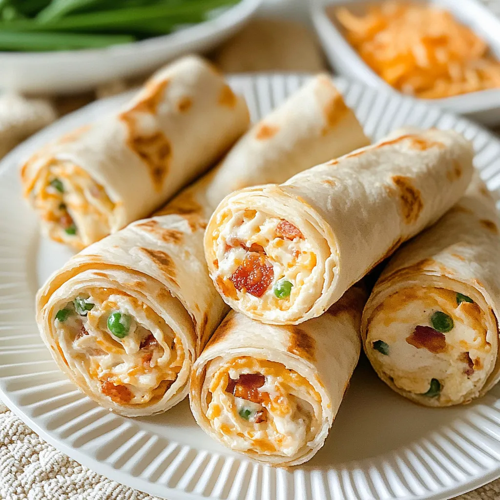 Creamy Chicken Rollups