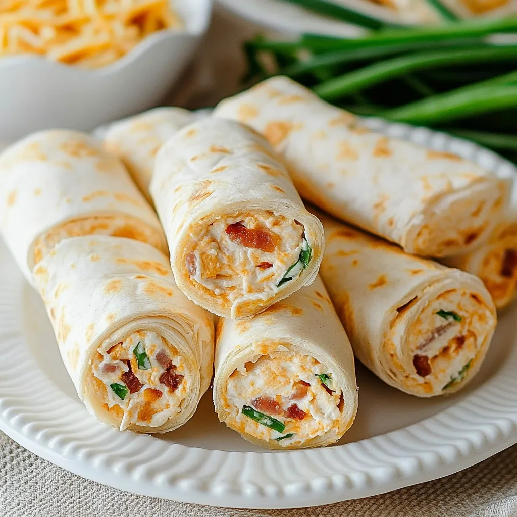 Easy Crack Chicken Pinwheels