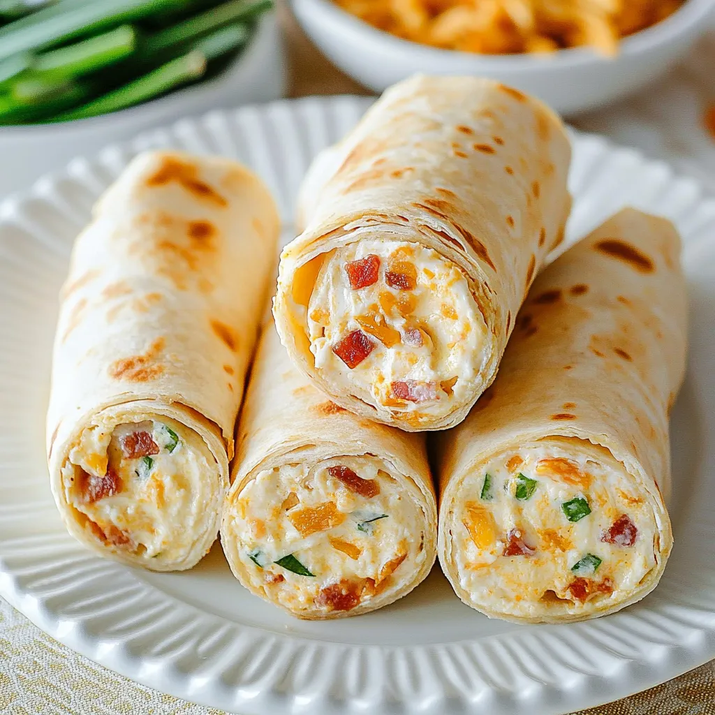 Easy Crack Chicken Pinwheels Recipe