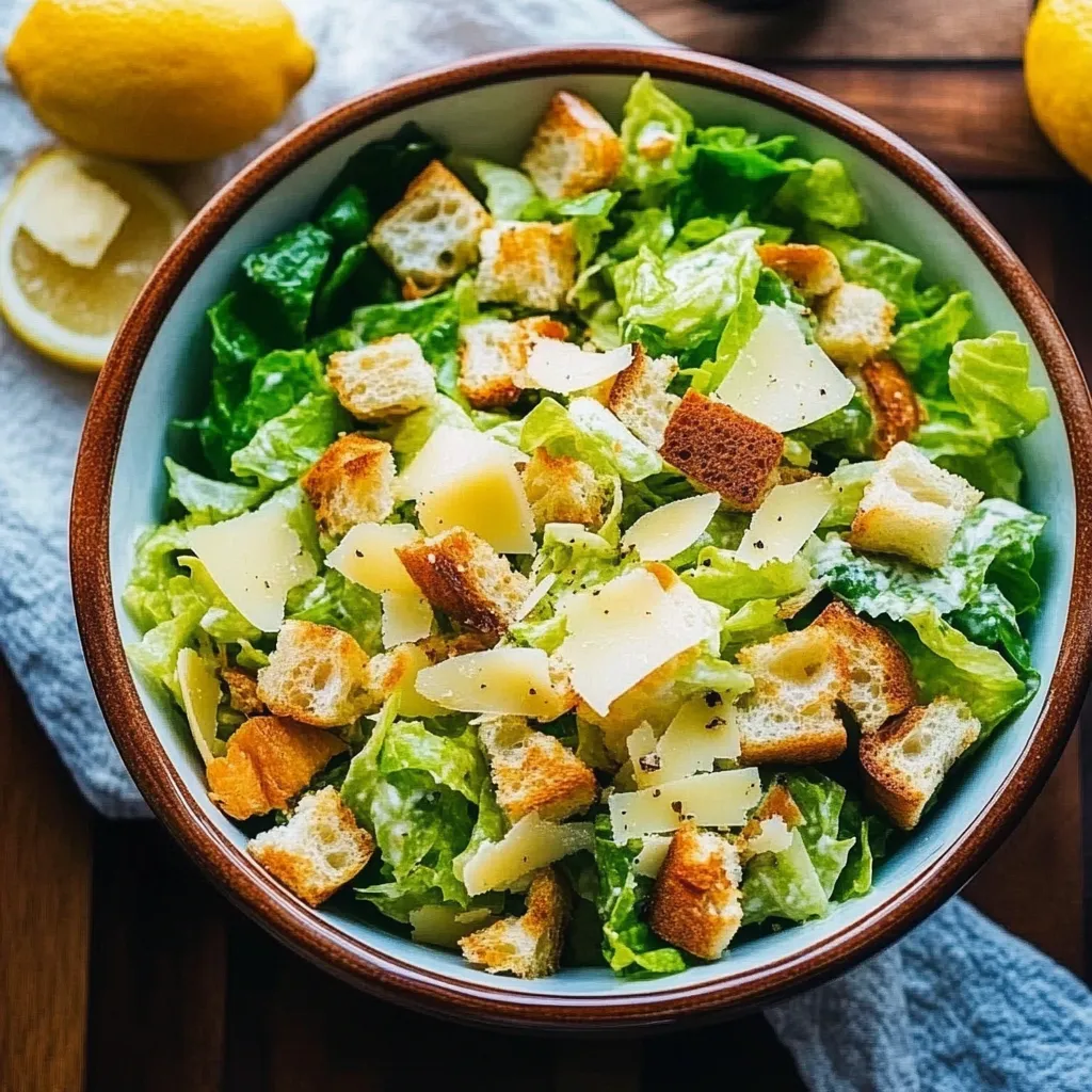 A salad bowl filled with fresh croutons and cheese.