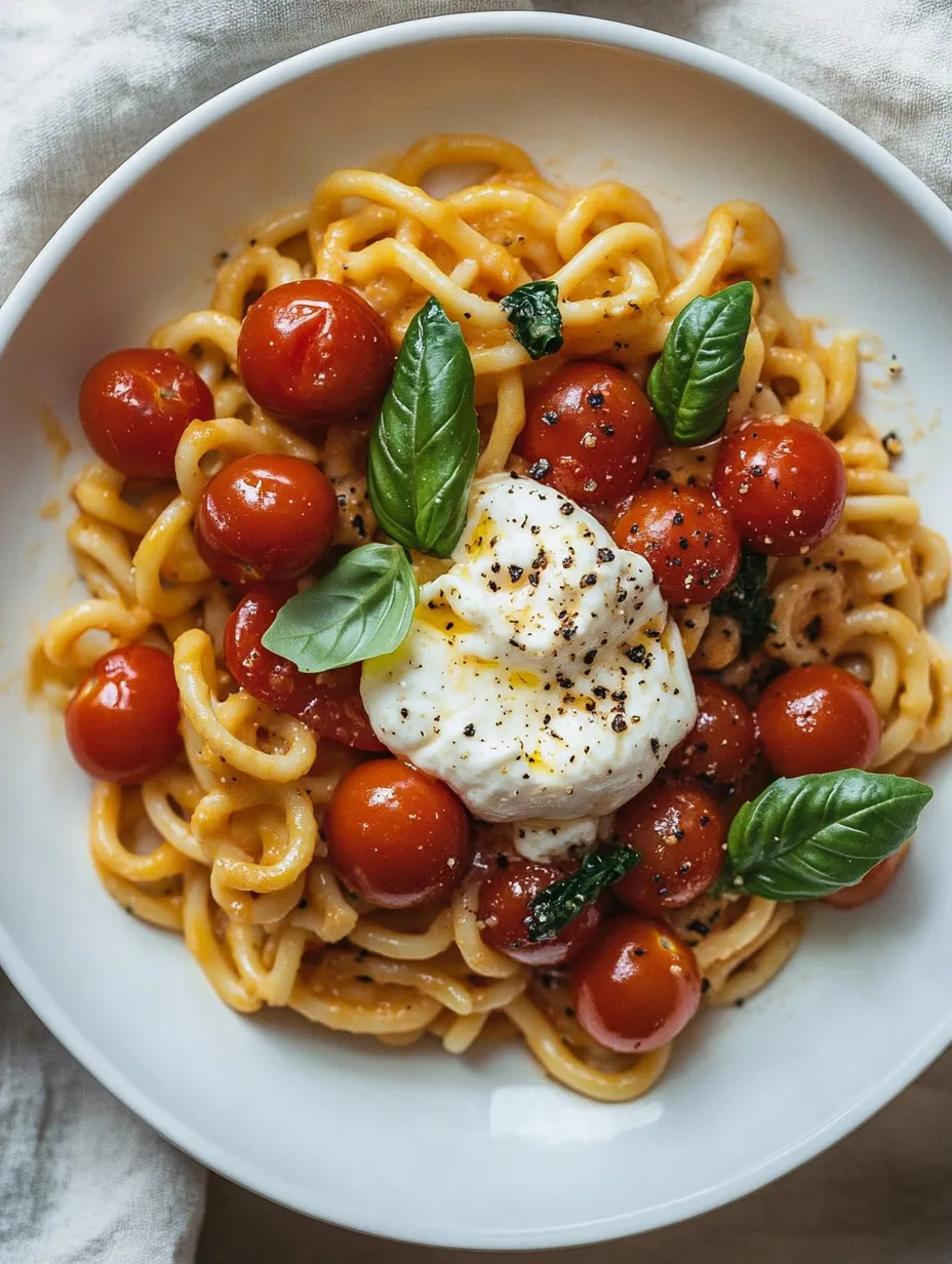 Burst Tomato Burrata Pasta