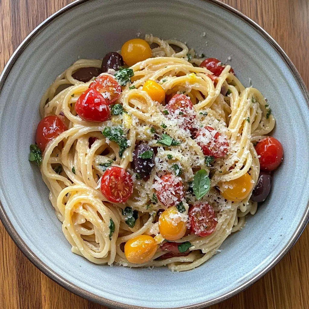 Colorful Summer Pasta Dish