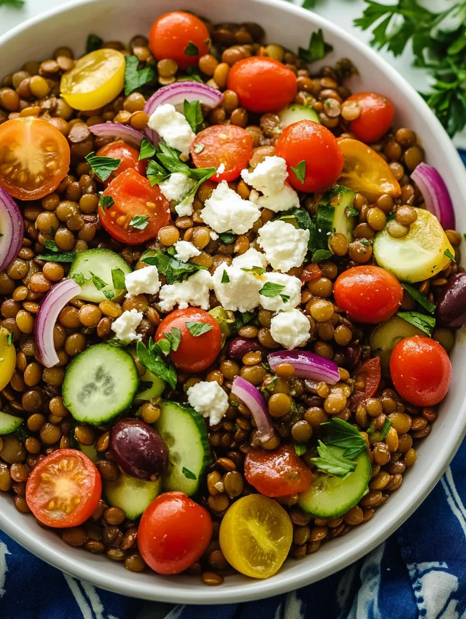 Mediterranean Lentil Salad