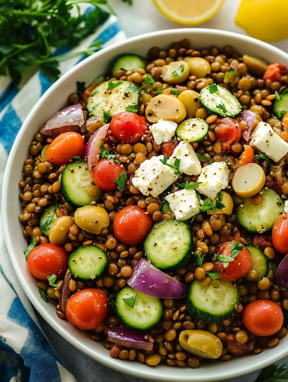 Mediterranean Lentil Salad