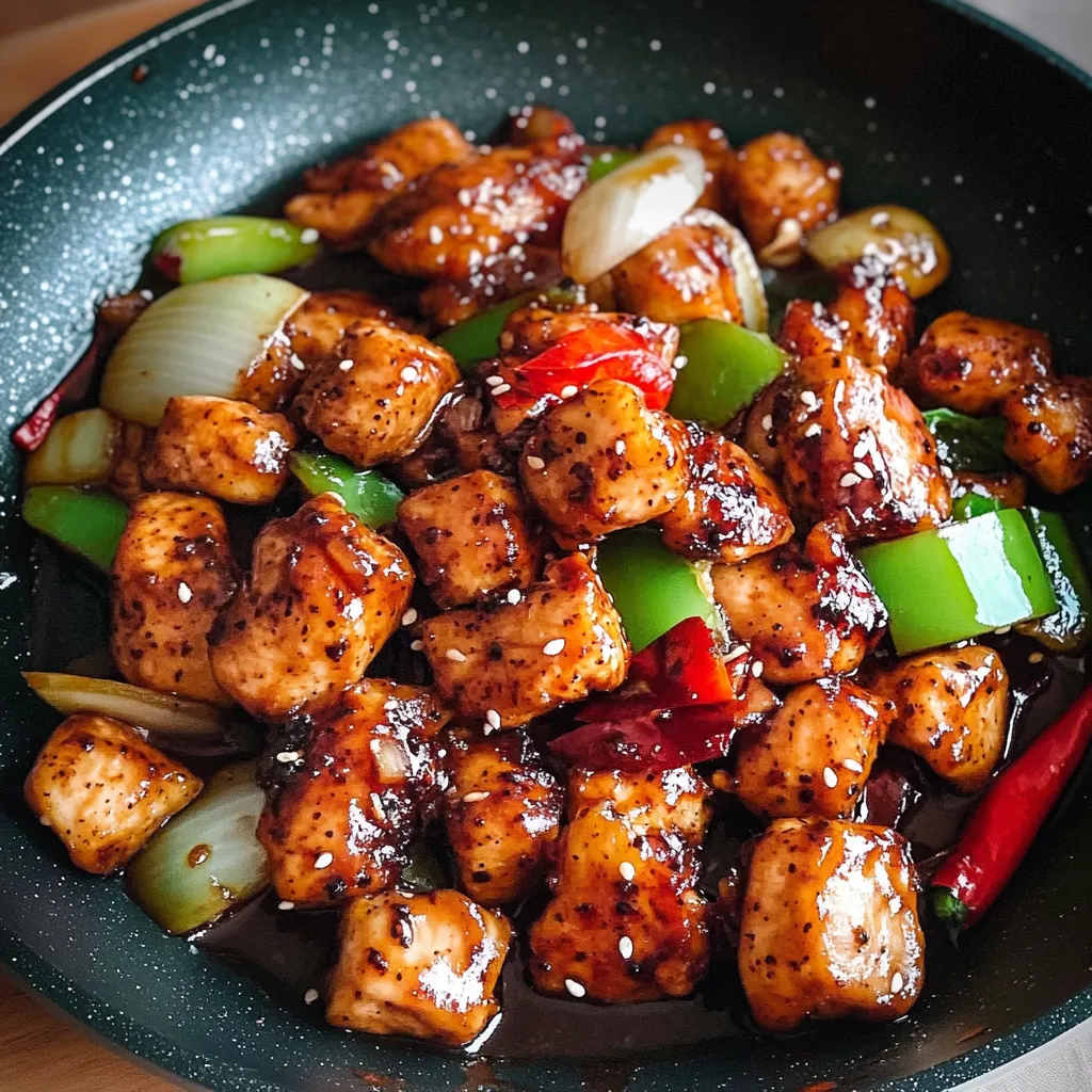 Bold Black Pepper Chicken Dish
