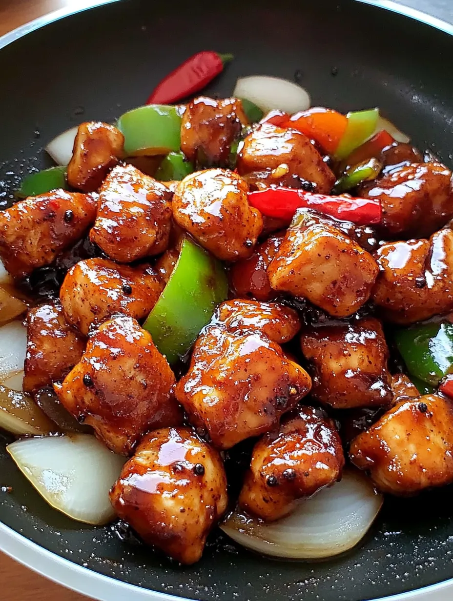 Simple Black Pepper Chicken