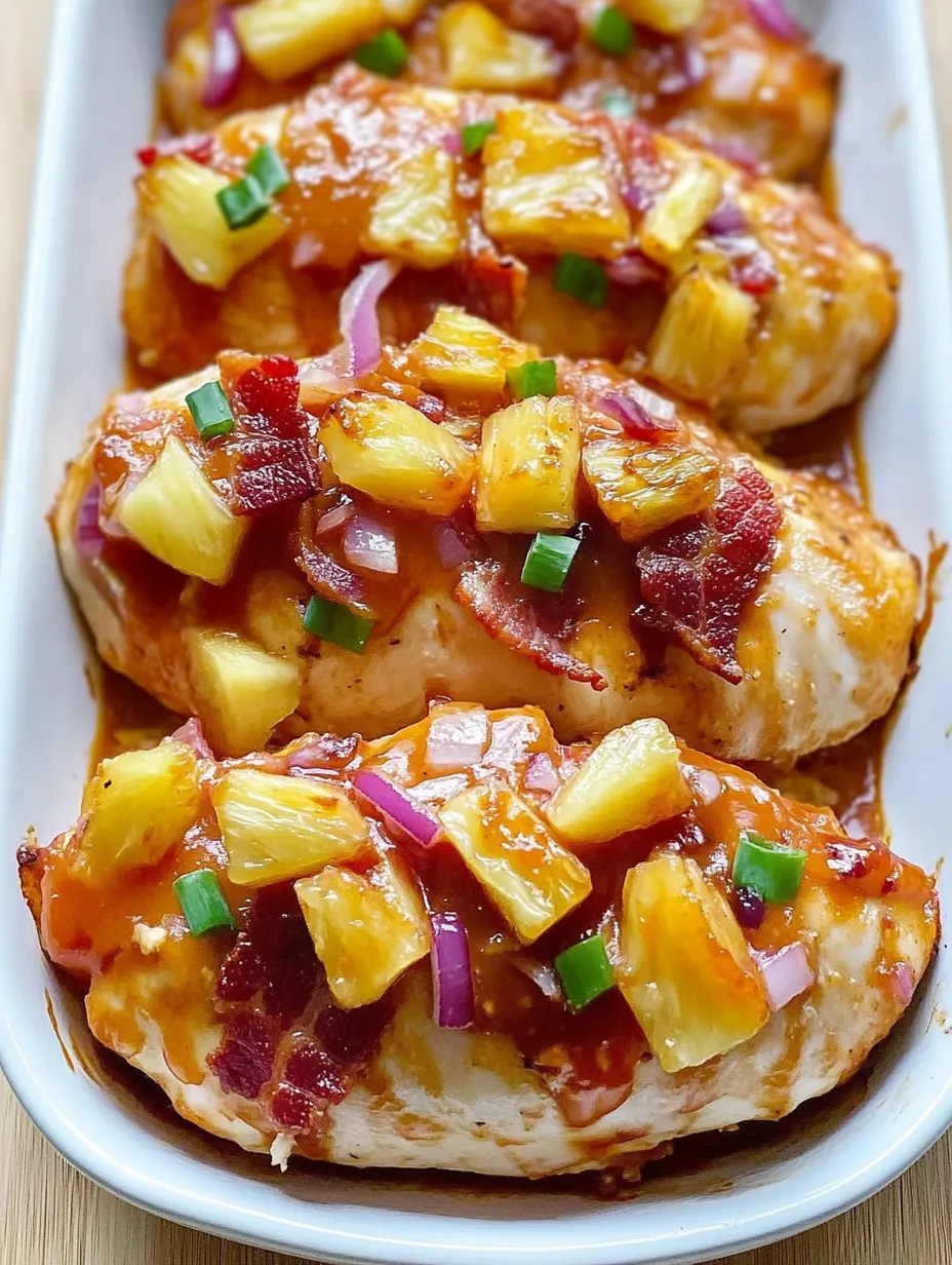 Bacon Pineapple BBQ Chicken
