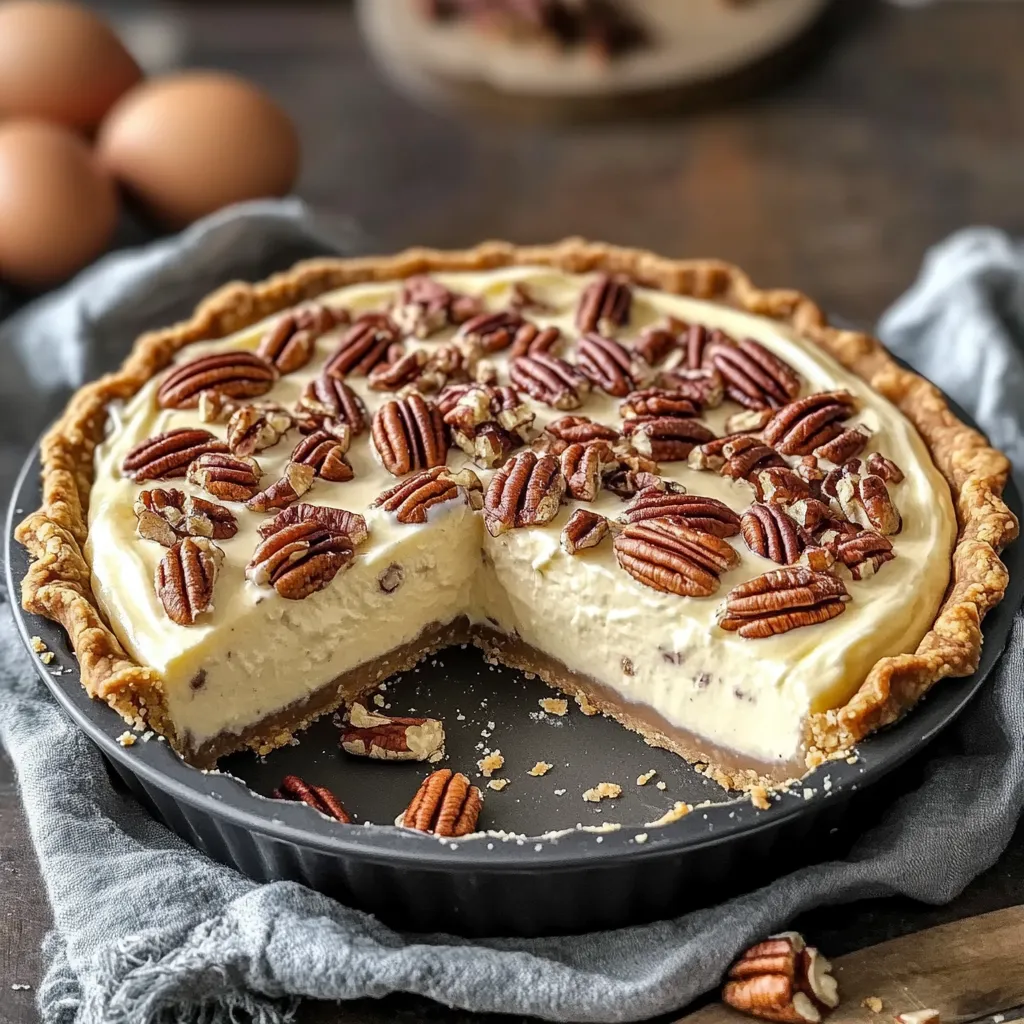Pecan Cheesecake Pie How-To