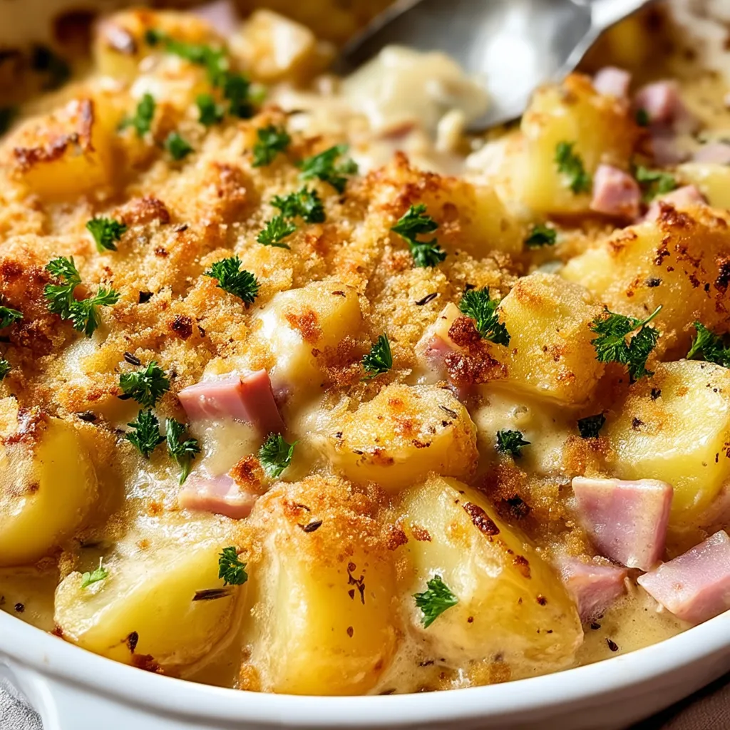 Creamy Ham and Potato Casserole Dish