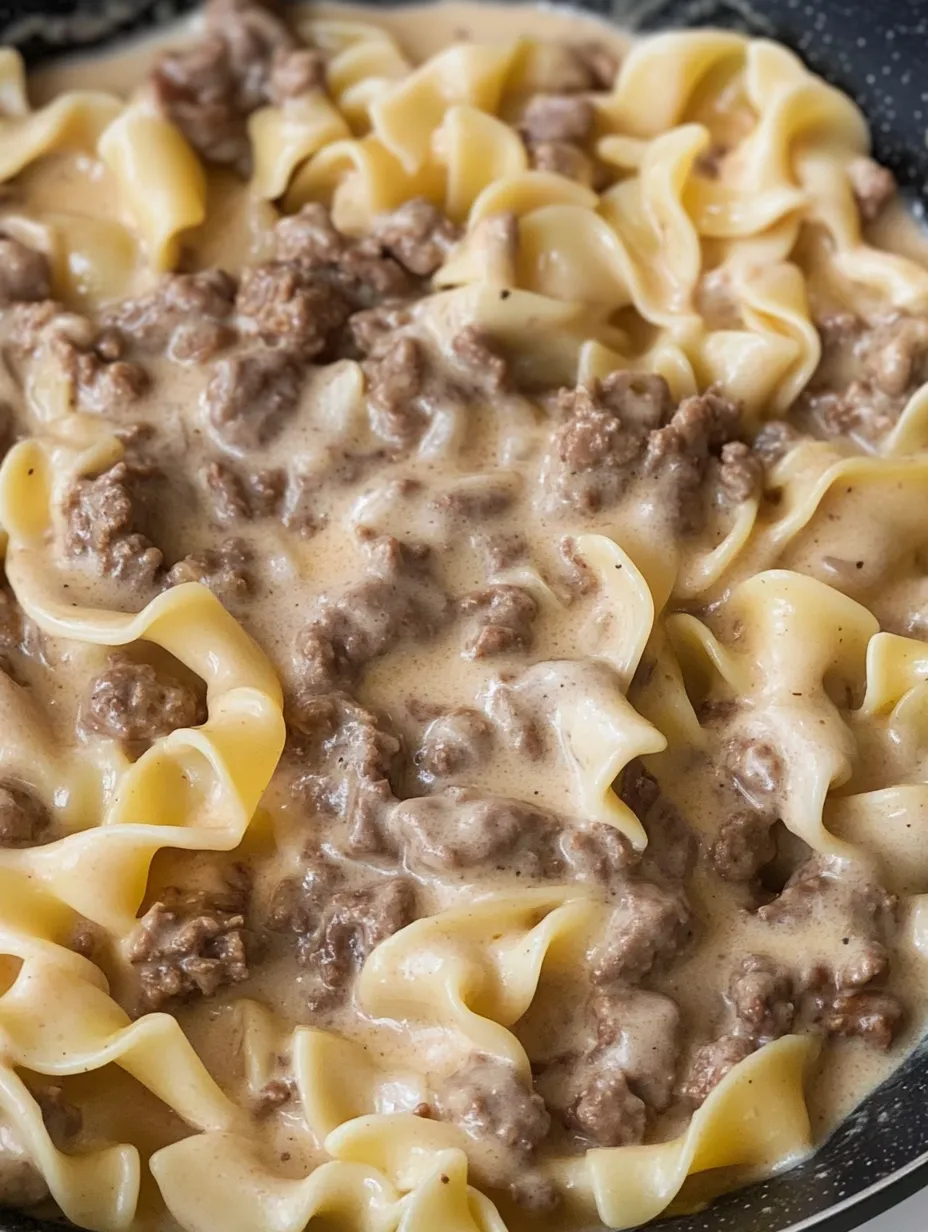 Ground Beef Stroganoff