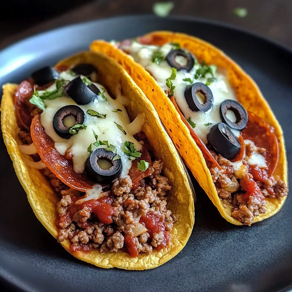 Meat Lovers Pizza Tacos