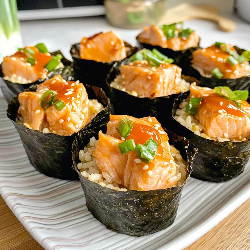 Salmon Sushi Bites