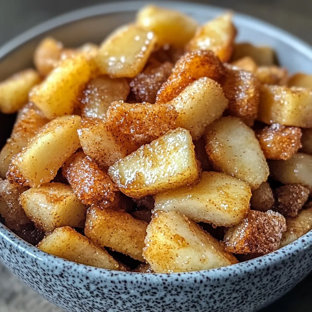 Easy Southern Fried Apples Bowl