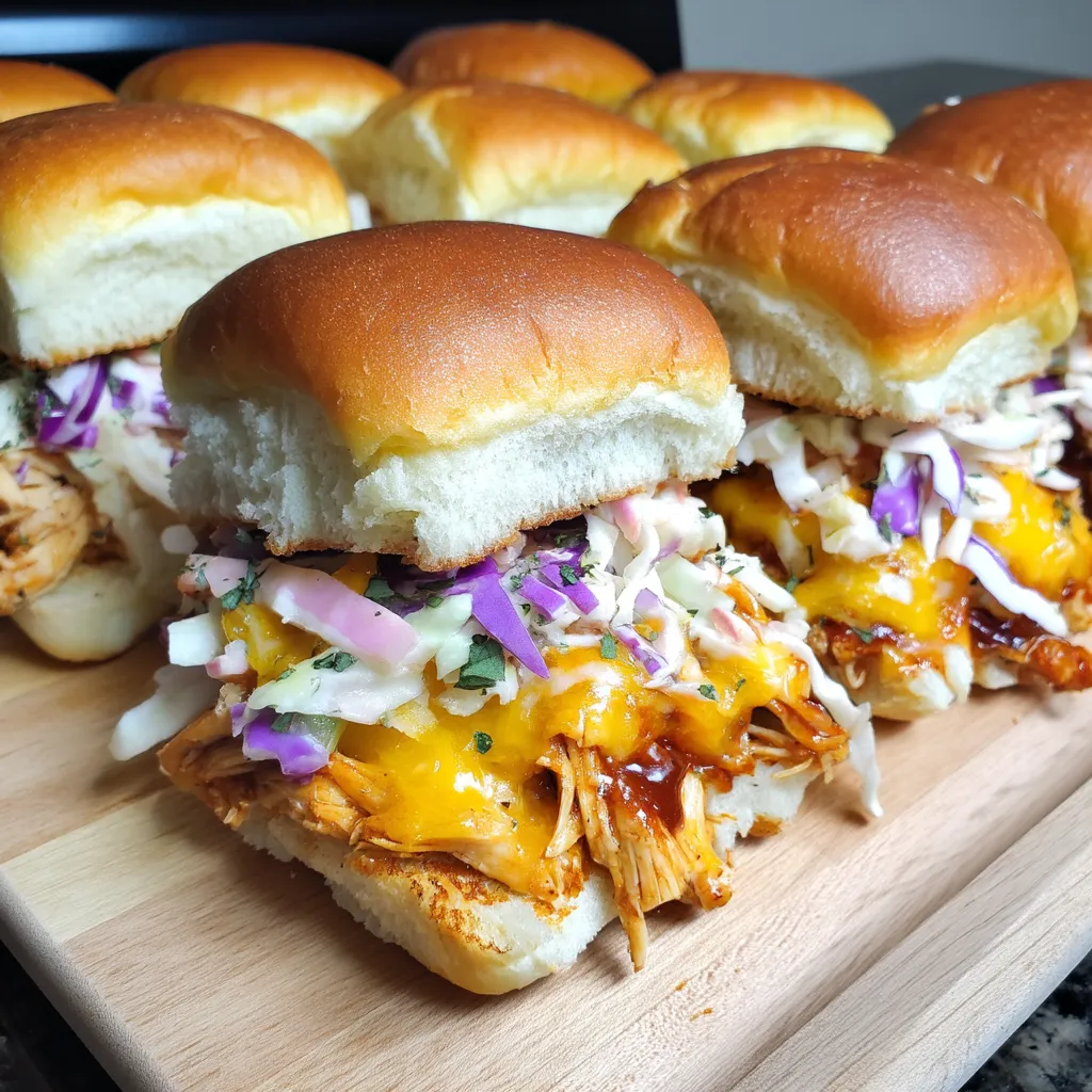 Irresistible BBQ Chicken Sliders